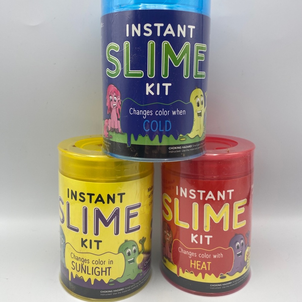 Color Changing Slime Kit Lot Of 3